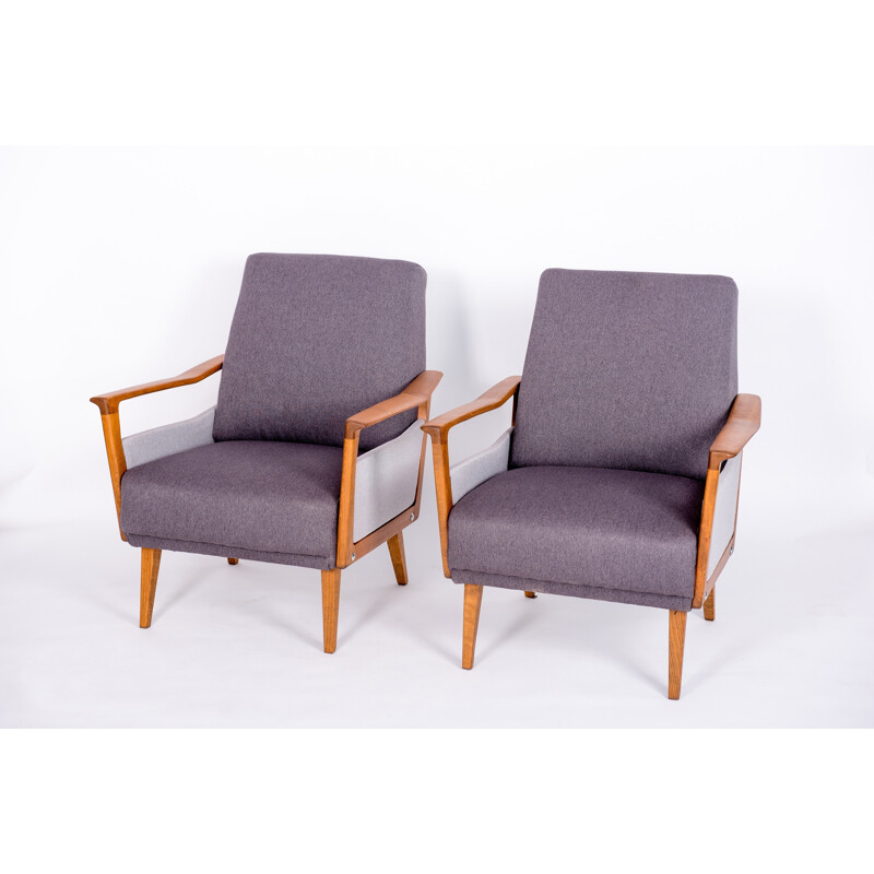 Set of 2 Vintage German Armchairs - 1960s