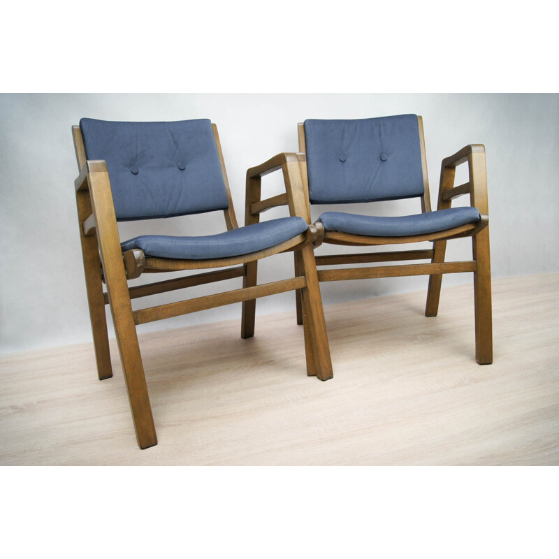 Set of 2 Model 4500 Armchairs from Biała Podlaska - 1970s