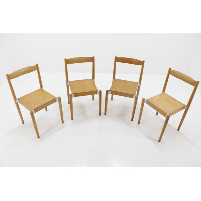 Set of 4 Chairs by Miroslav Navrátil - 1960s