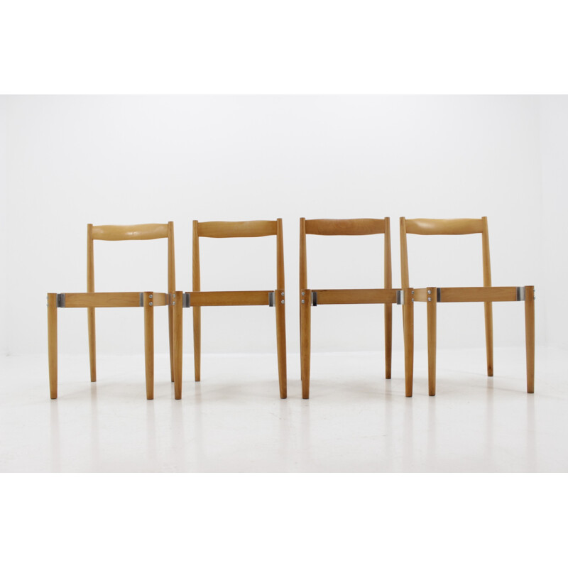 Conjunto de quatro cadeiras de Miroslav Navrátil - 1960