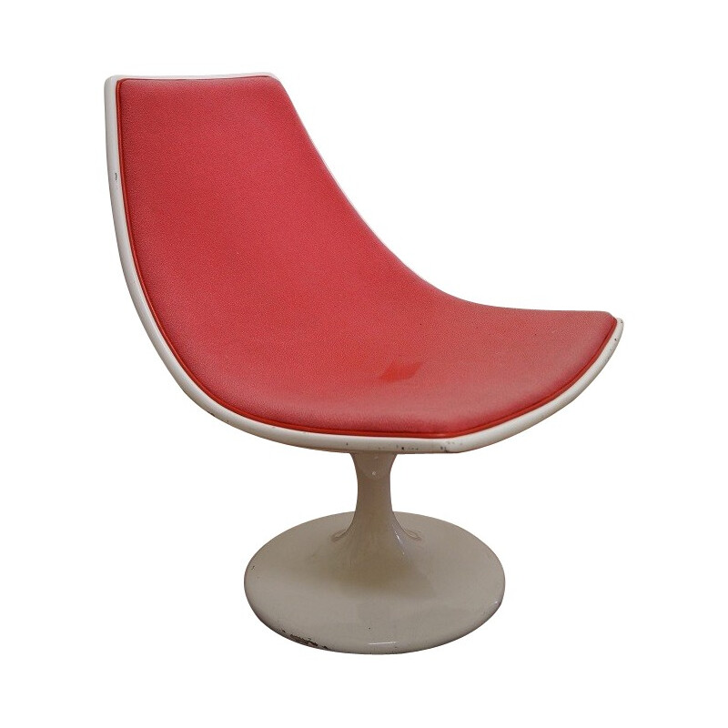 Fauteuil vintage pied tulipe - années 60