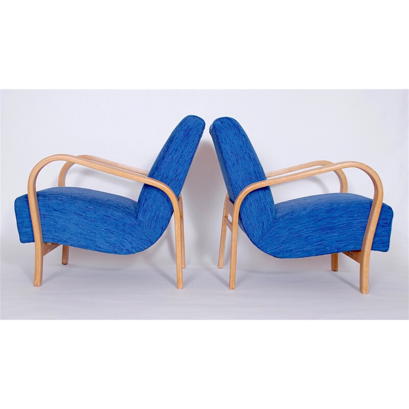 Pair of Kropáček and Koželka Armchairs - 1950s