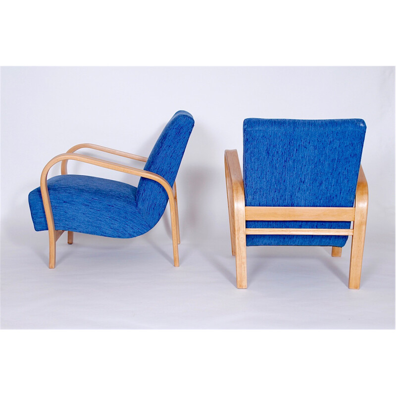 Pair of Kropáček and Koželka Armchairs - 1950s