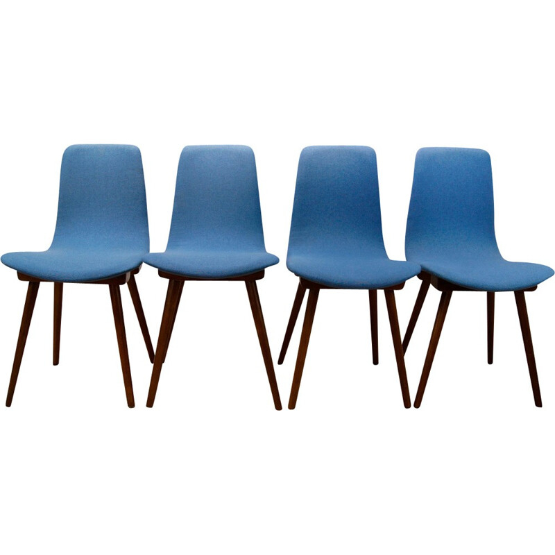 Vintage set of A-6150 Dining Chairs from Fameg - 1960s