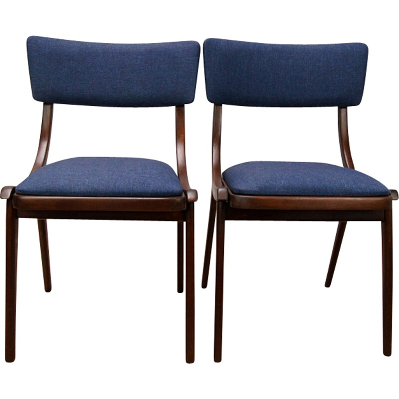 Vintage Set of 2 Polish Jumper Chairs from Fameg - 1960s