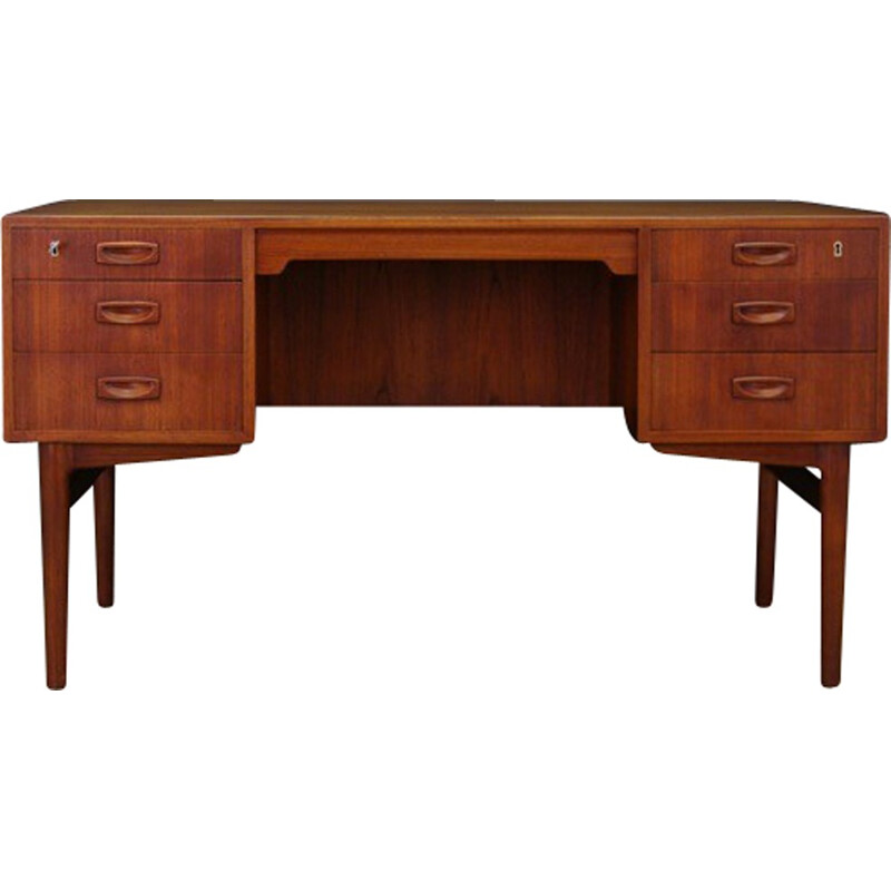 Vintage writing desk in teak - 1960s