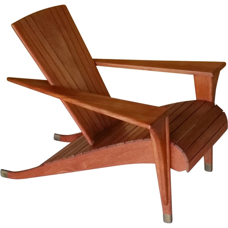 Mid-century Meditation armchair by Klaus Wettergren for Teak Farm - 1980s