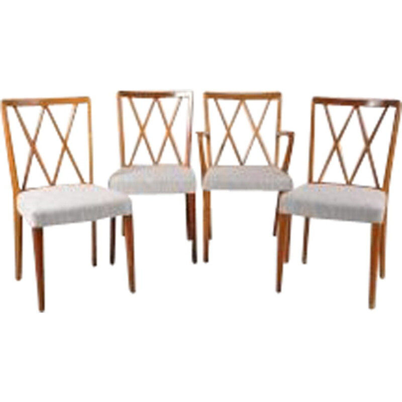 Mid-century Birch dining chairs by PATIJN - 1950s