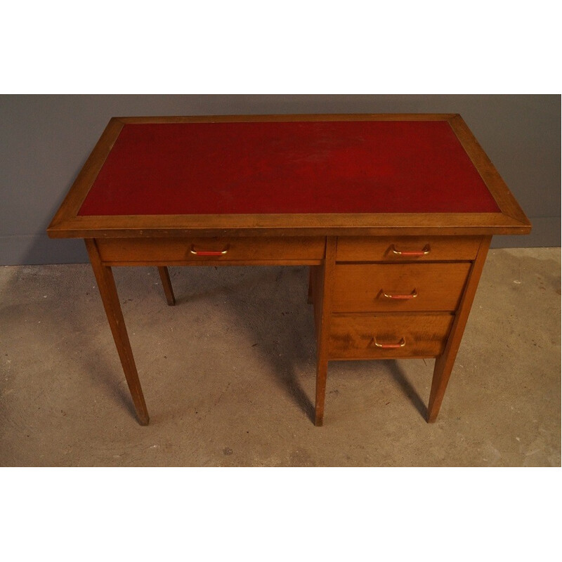 Vintage Wooden Desk compass base - 1950s