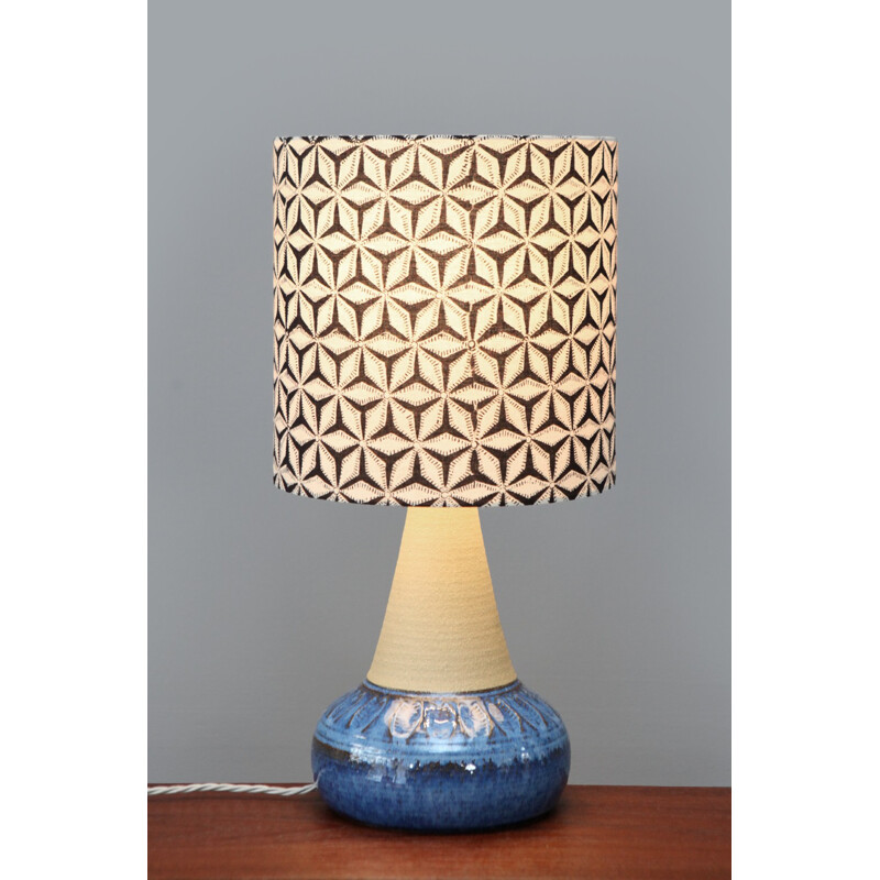 Vintage Ceramic Table Lamp by Einar Johansen for Soholm Stentoj - 1960s