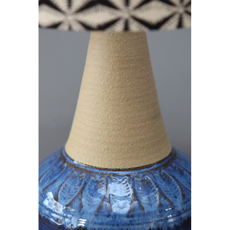 Vintage Ceramic Table Lamp by Einar Johansen for Soholm Stentoj - 1960s