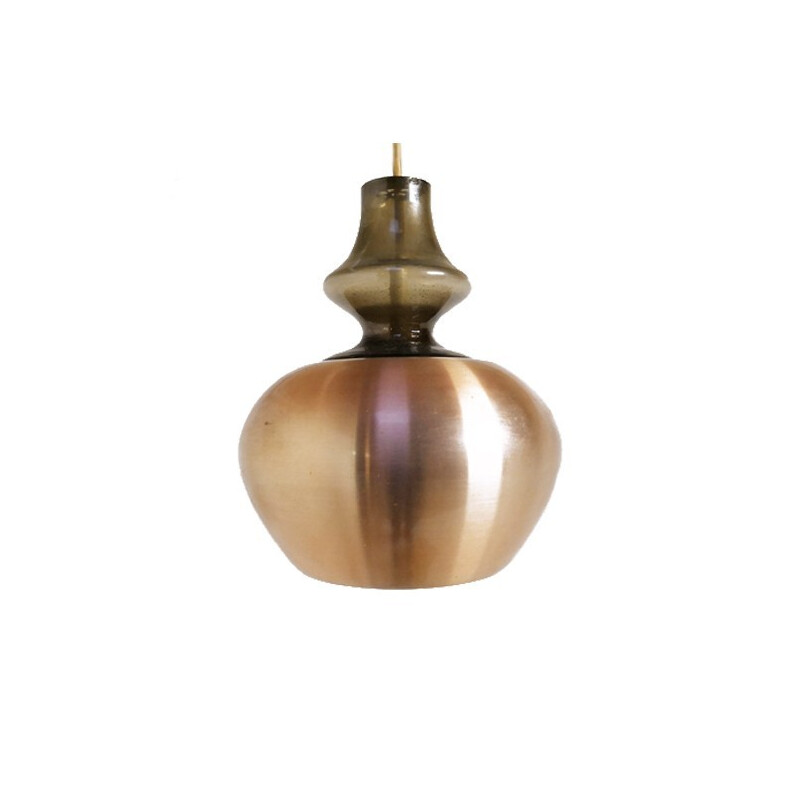 Mid-century Copper hanging lamp for Raak Amsterdam - 1970s