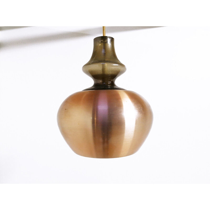 Mid-century Copper hanging lamp for Raak Amsterdam - 1970s