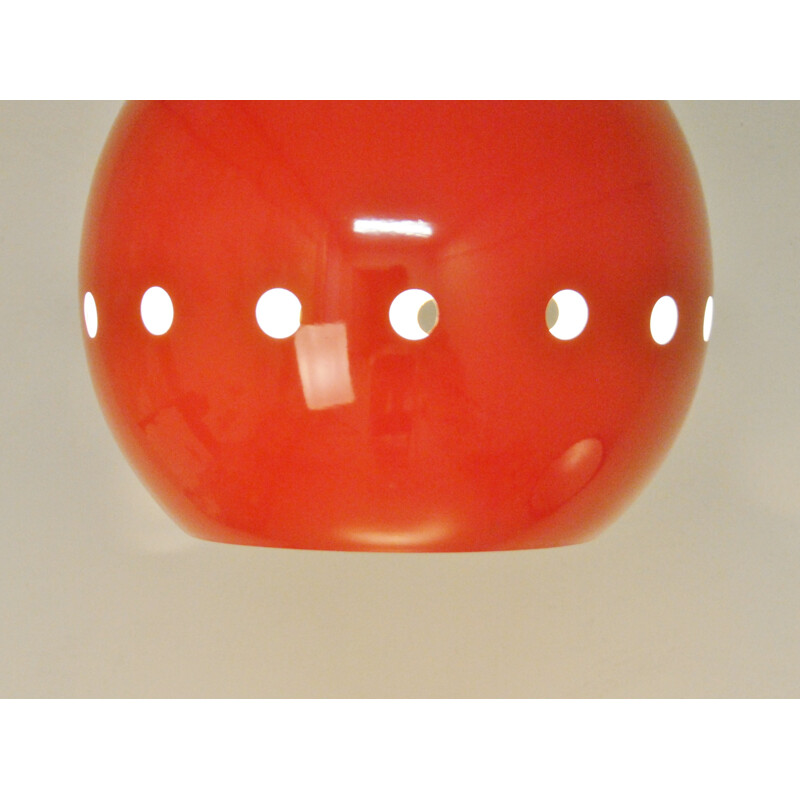 Vintage red pendant lamp by Goffredo Reggiani for Artimeta, 1970