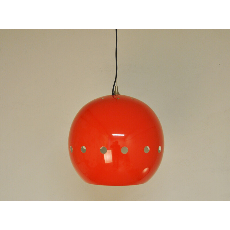 Vintage red pendant lamp by Goffredo Reggiani for Artimeta, 1970
