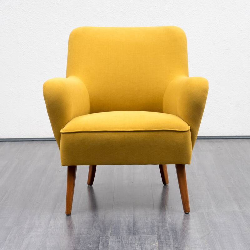 Mid-century reupholstered ball chairs - 1950s