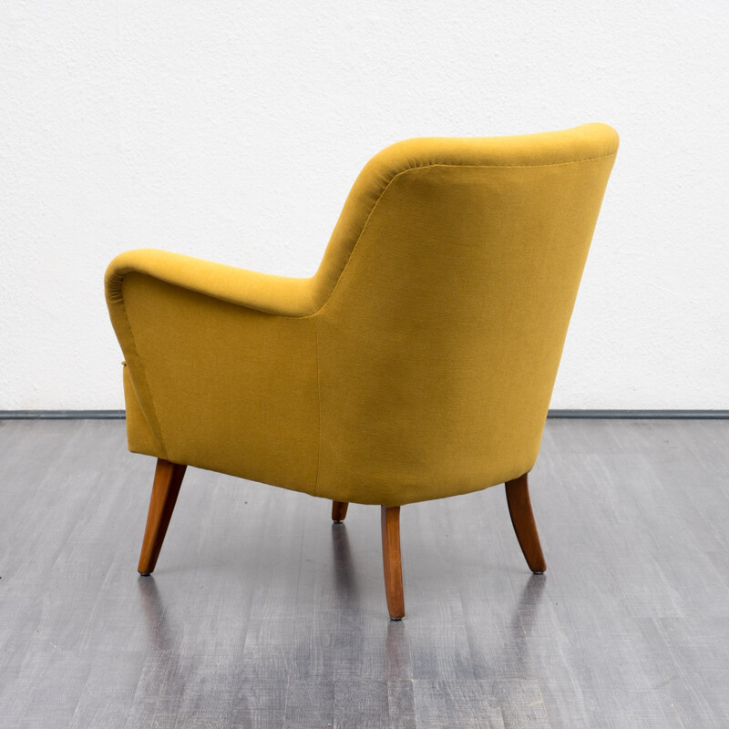 Mid-century reupholstered ball chairs - 1950s