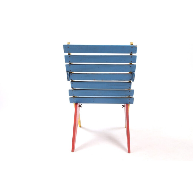 Mid-century Folding design armchair, Czechoslovakia - 1950s