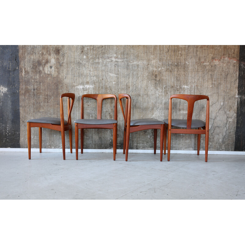 Set of 4 "Juliana" scandinavian dining chairs by Johannes Andersen for Uldum Møbelfabrik - 1960s