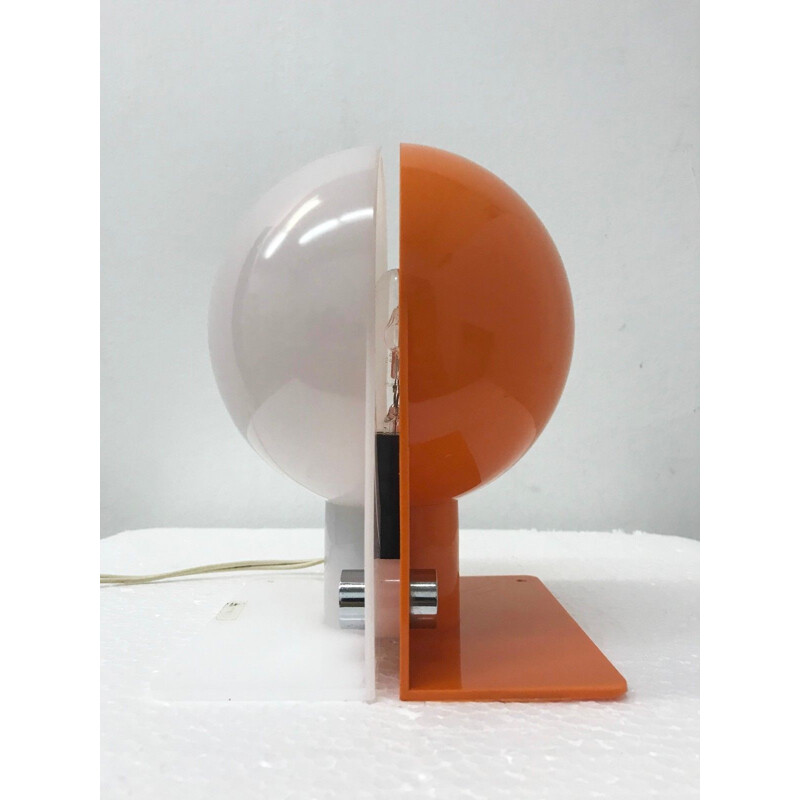 Vintage table lamp by Sergio Brazzoli for Guzzini Meblo 1970s