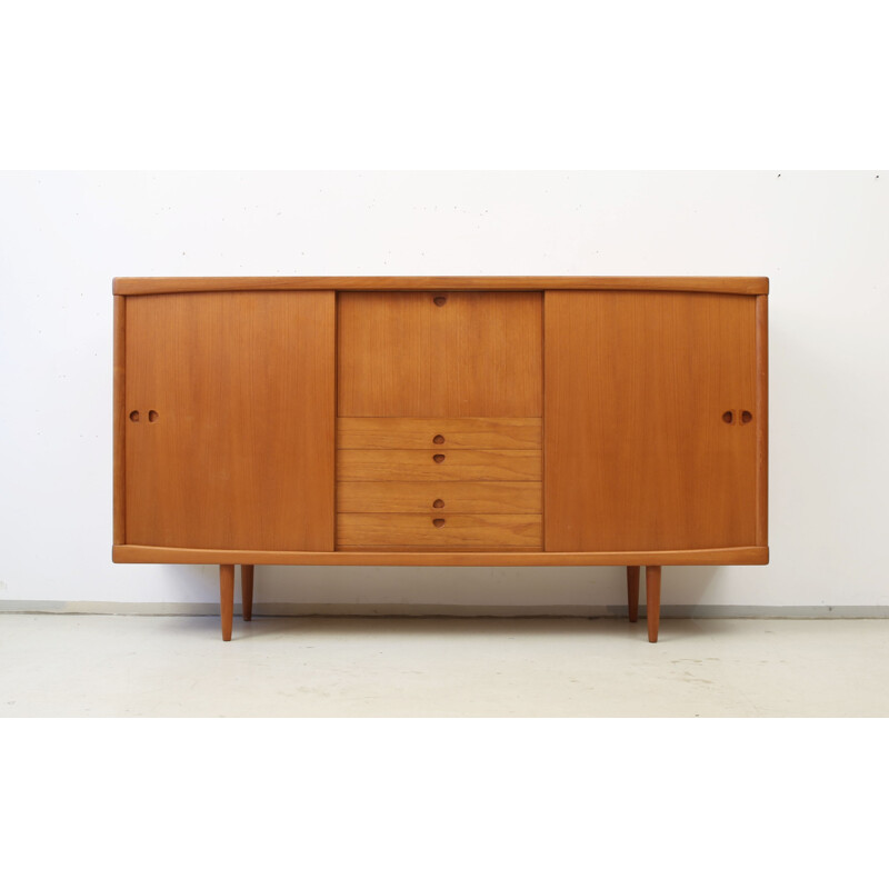 Vintage scandinavian teakwood credenza by Bramin H.W.Klein - 1960s