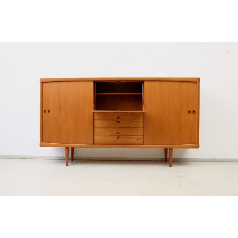 Vintage scandinavian teakwood credenza by Bramin H.W.Klein - 1960s