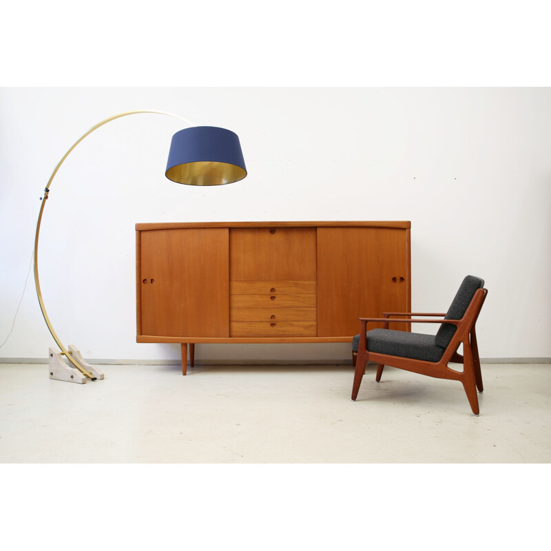 Vintage scandinavian teakwood credenza by Bramin H.W.Klein - 1960s