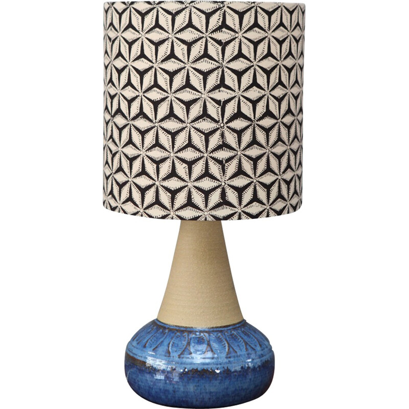 Lampe de Table vintage en Céramique par Einar Johansen pour Soholm Stentoj - 1960