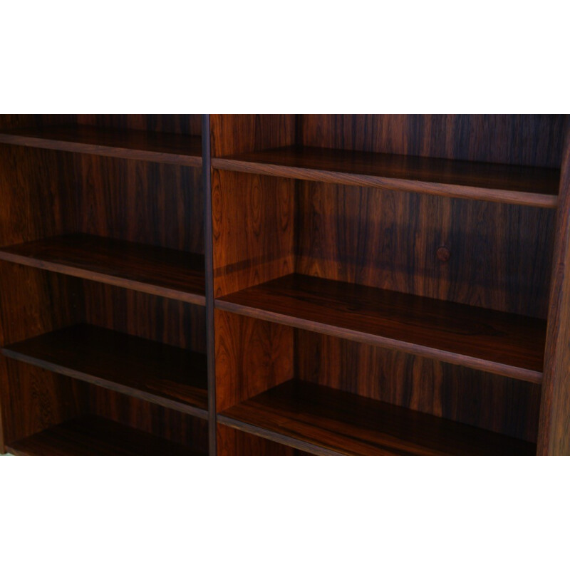 Vintage bookcase danish design rosewood retro - 1960s