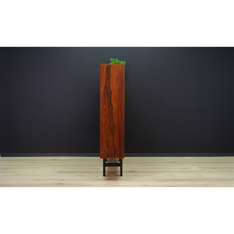 Vintage bookcase danish design rosewood retro - 1960s