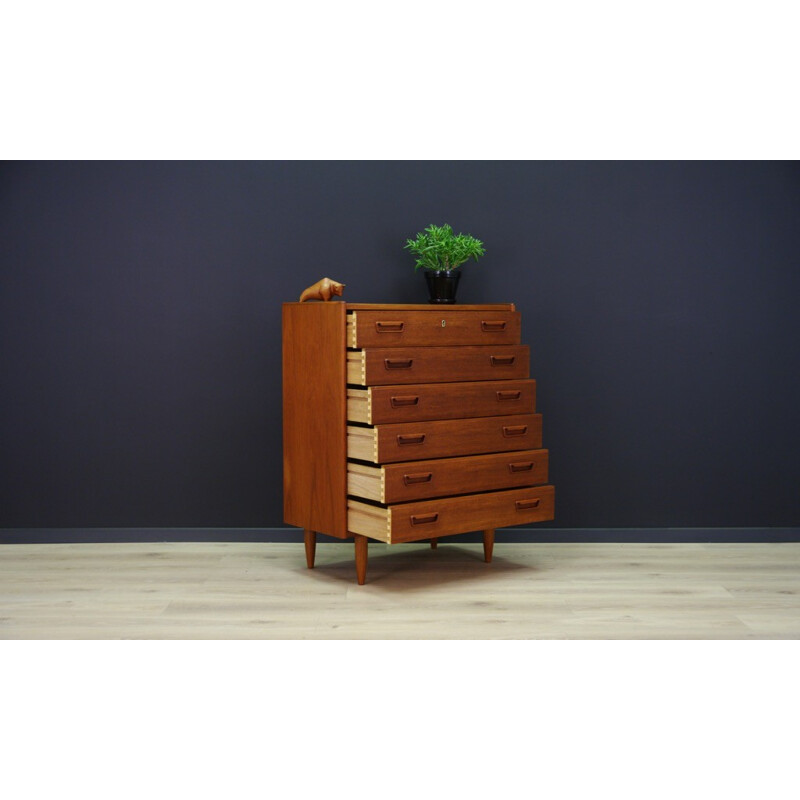 Vintage Teak classic chest of drawers - 1960s