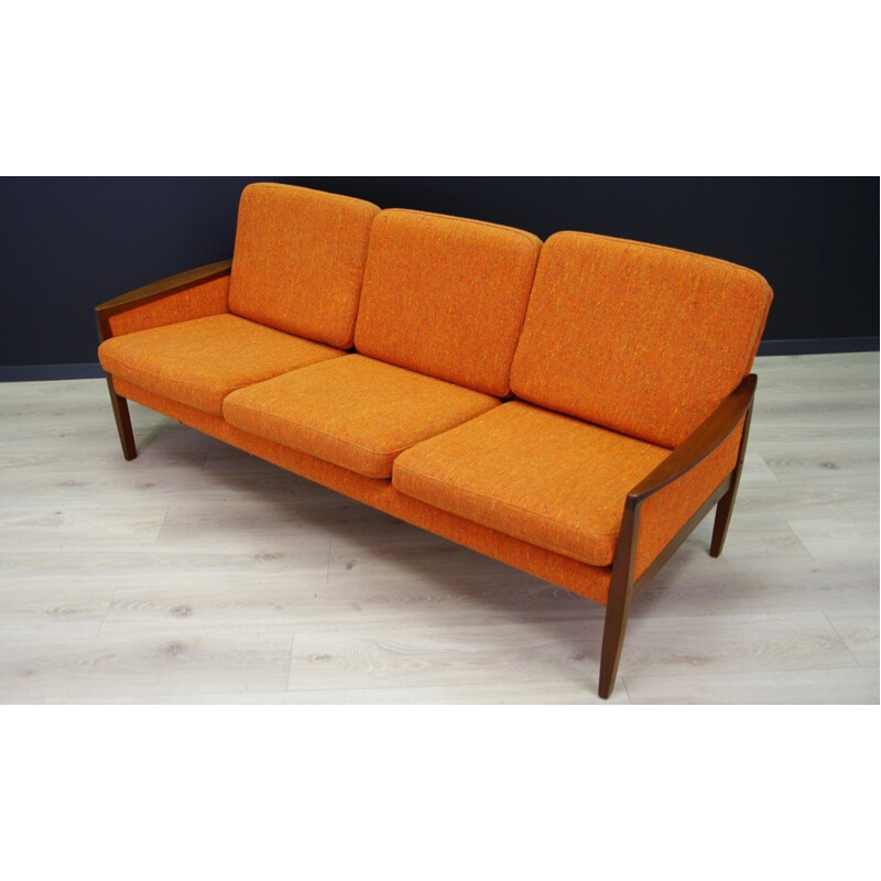 Vintage sofa mahogany classic retro - 1960s