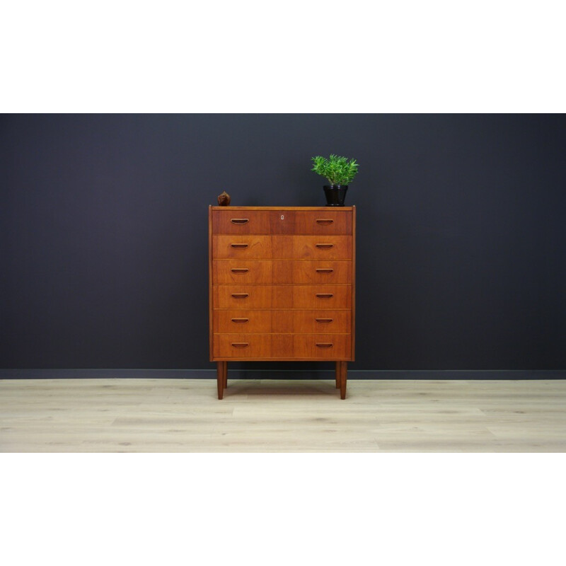 Teak chest of drawers danish - 1960s