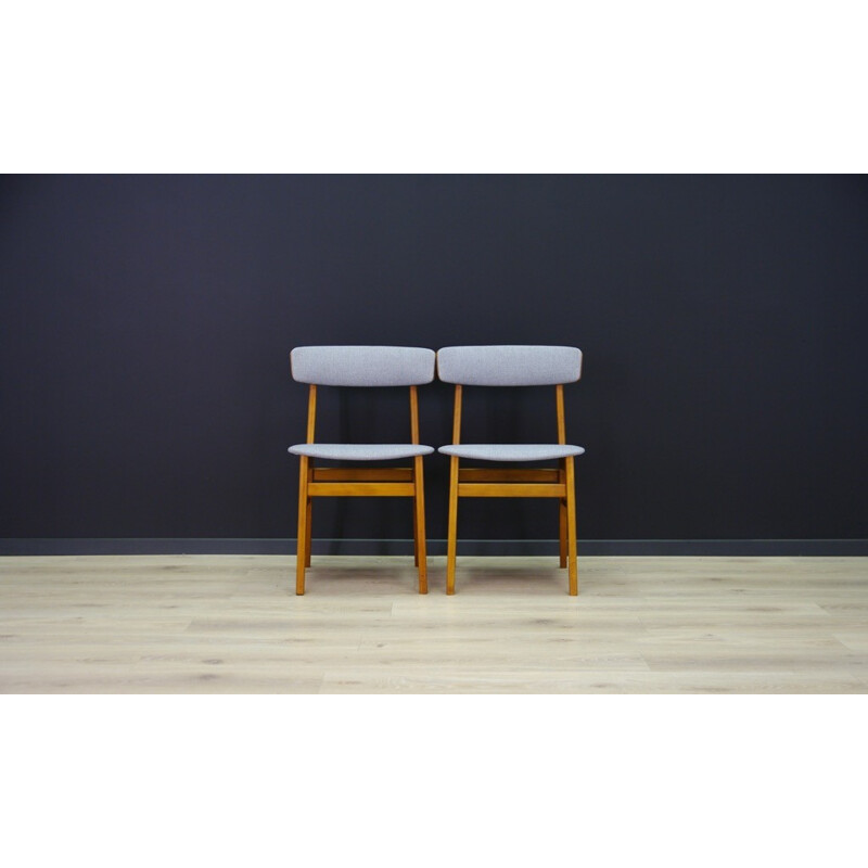 Set of 2 scandinavian vintage chairs - 1960s
