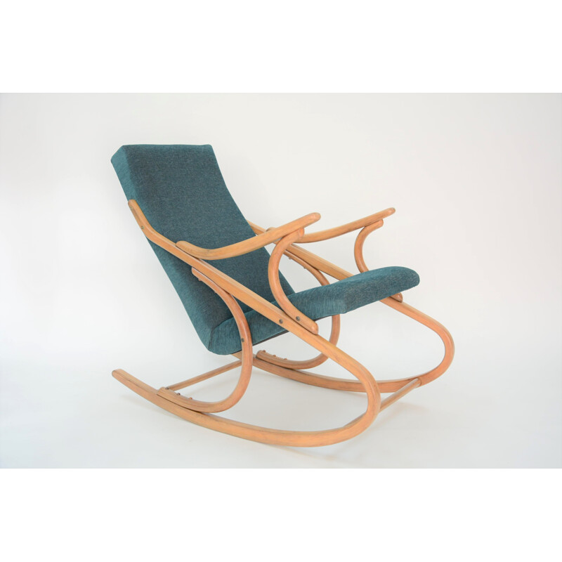 Vintage Green Rocking Chair - 1960s
