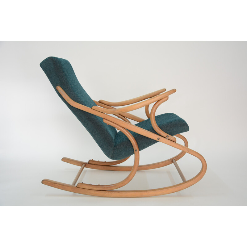 Vintage Green Rocking Chair - 1960s