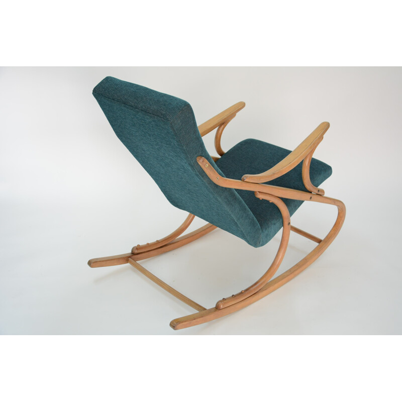 Vintage Green Rocking Chair - 1960s