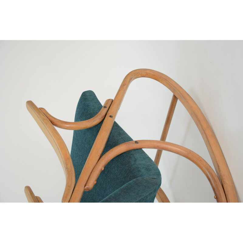 Vintage Green Rocking Chair - 1960s