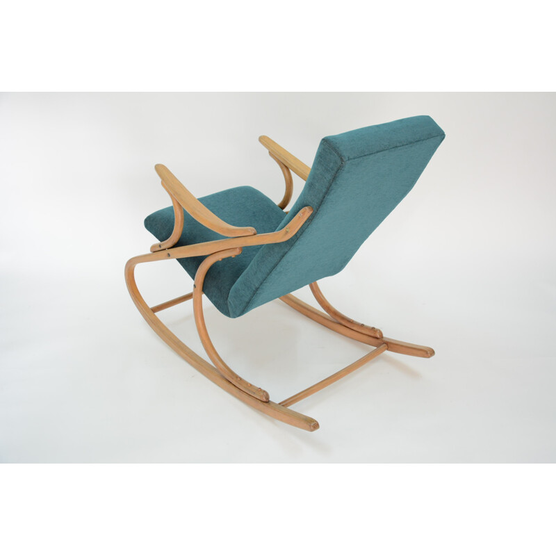 Vintage Green Rocking Chair - 1960s