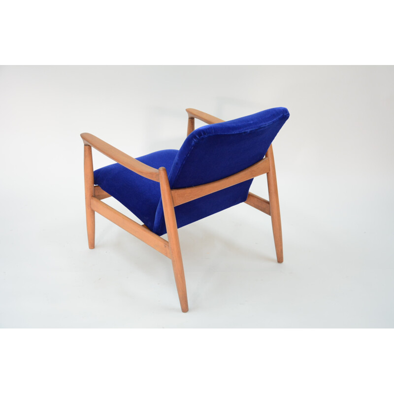 GMF-64 armchair blue klein by Edmound Homa - 1960s