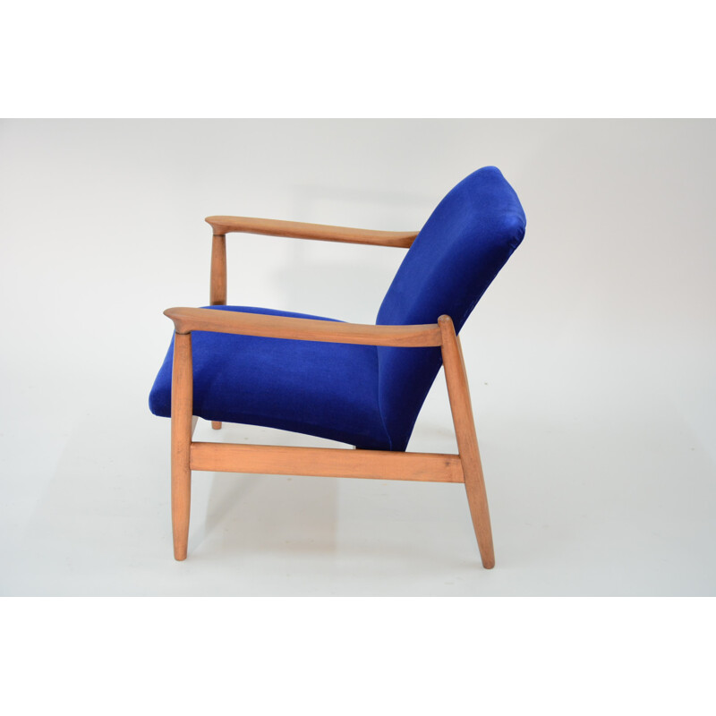 GMF-64 armchair blue klein by Edmound Homa - 1960s