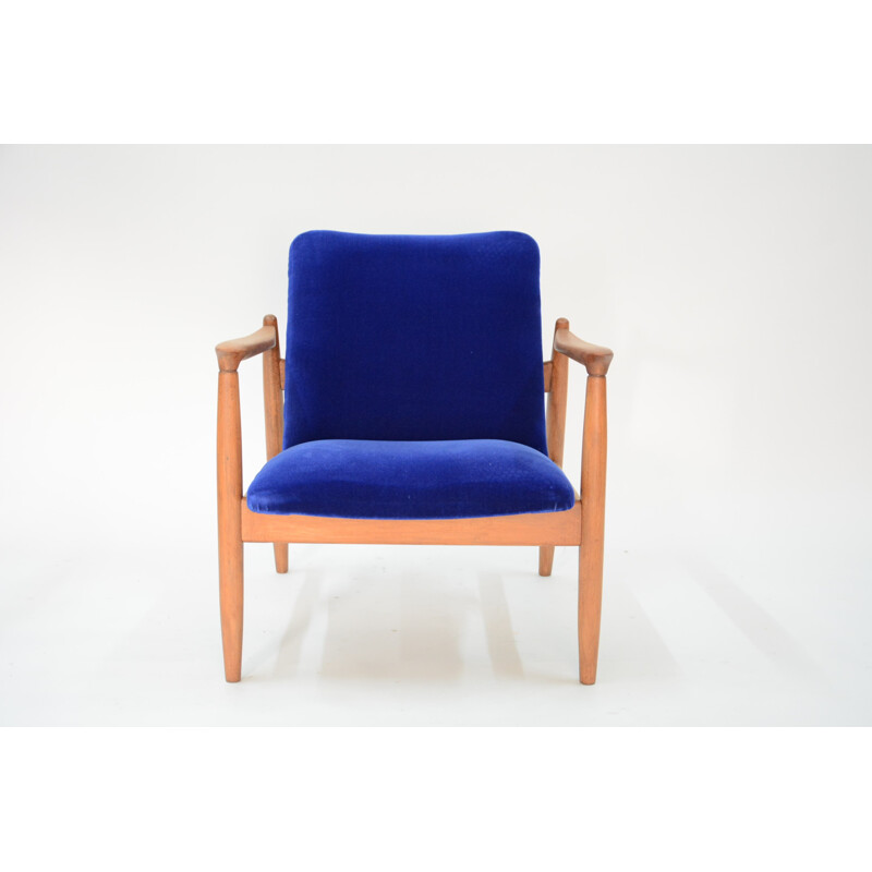 GMF-64 armchair blue klein by Edmound Homa - 1960s