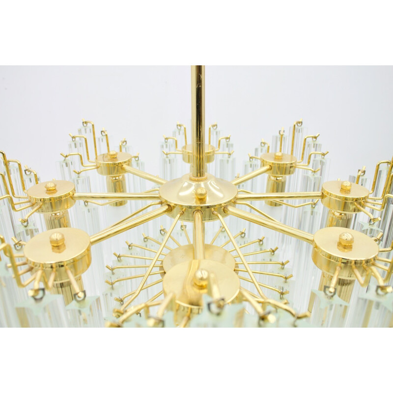 Vintage Murano Glass Chandelier - 1960s