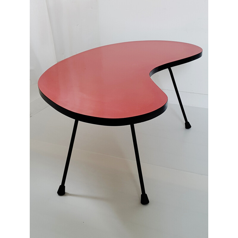 Vintage Bean coffee table in formica - 1950s