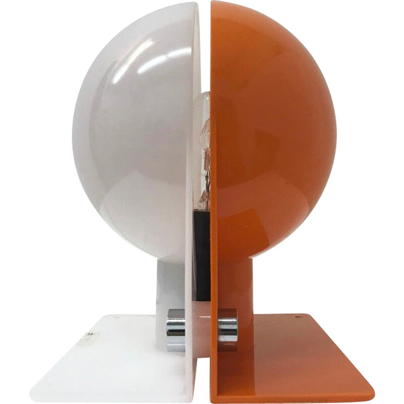 Vintage table lamp by Sergio Brazzoli for Guzzini Meblo 1970s