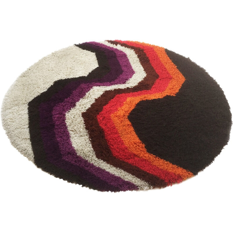 Tapis rya vintage moderniste par Desso - 1970