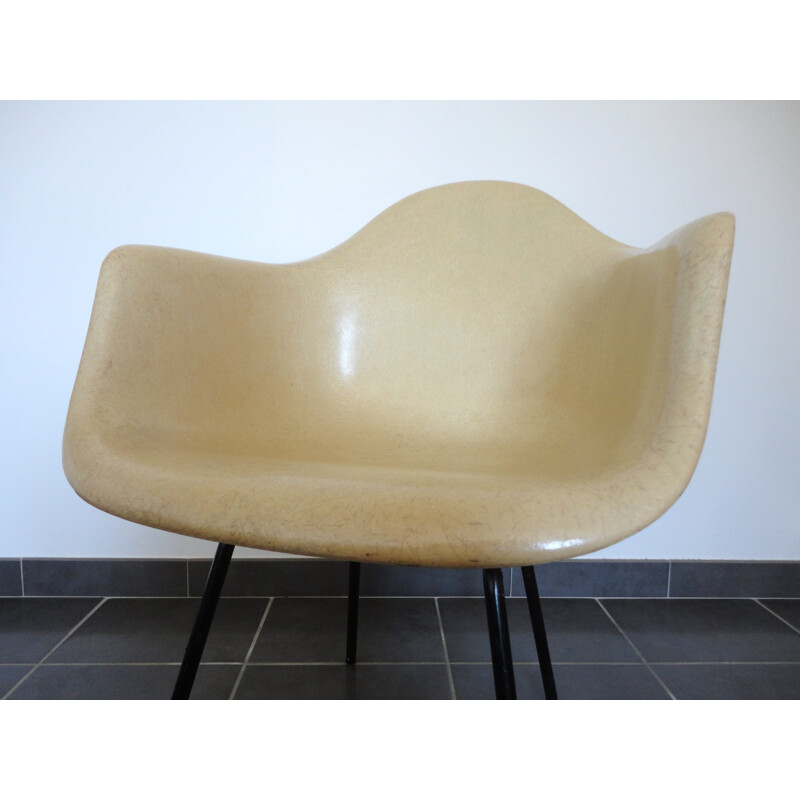 Parchment "DAX" armchair, Charles & Ray EAMES - 1950s