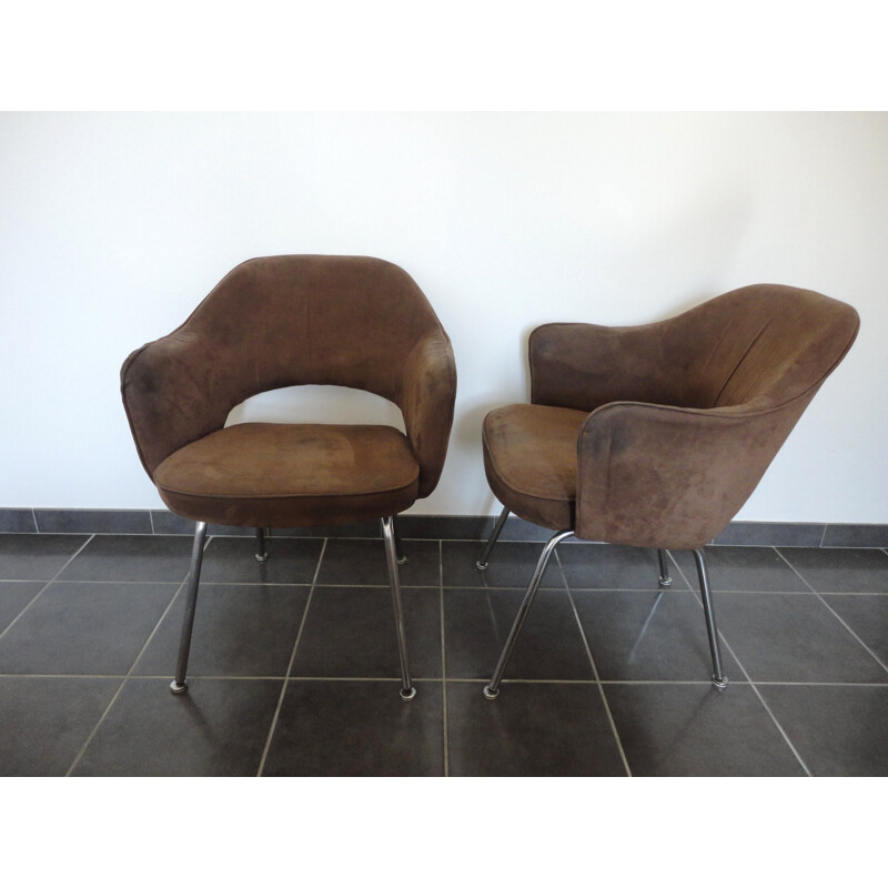 Paire de fauteuils "Conférence Chair" par Eero SAARINEN -  années 60