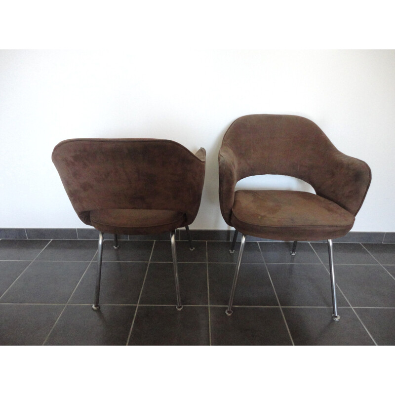 Paire de fauteuils "Conférence Chair" par Eero SAARINEN -  années 60