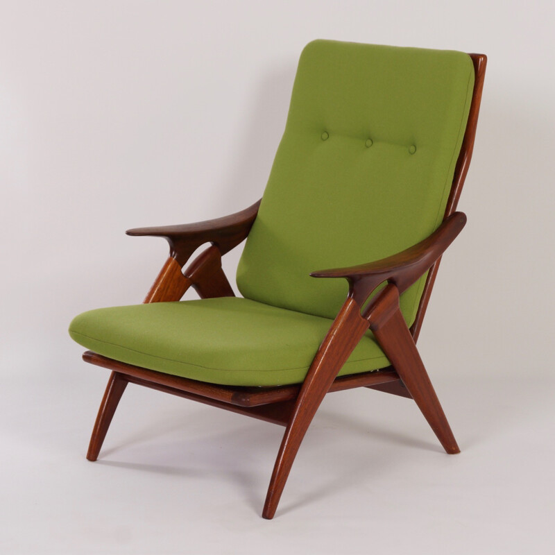 Teak Easy Chair The Knot by De Ster Gelderland - 1960s